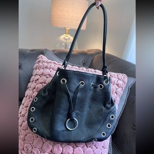 FURLA - Black Genuine Leather Italian Purse